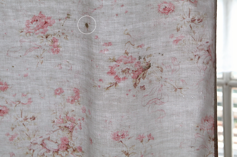 薔薇のブーケ　フレンチコットンファブリック　フランス　アンティークストリュフ