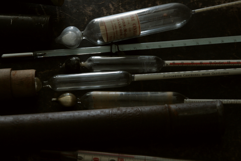 アンティークアルコメーター　ハイドロメーター　エブリオメーター　フランス　水銀