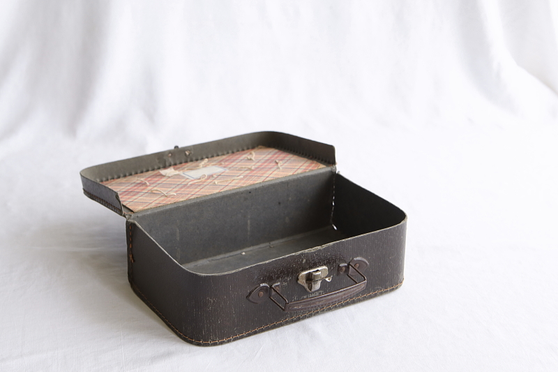 ペーパーミニトランク　イギリス アンティークストリュフ