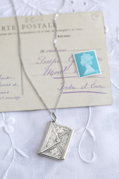 エドワーディアン　シルバースタンプケース　イギリス　アンティークストリュフ