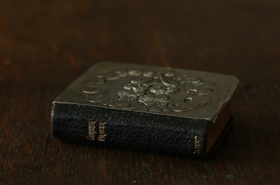 エンジェルズヘッズの銀装丁　コモンプレイヤー　聖公会　祈祷書　イギリス　アンティークストリュフ