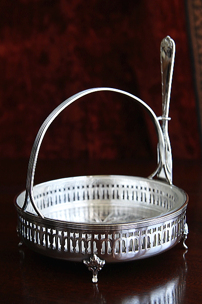 Mappin and Webb バターティッシュ&ナイフ イギリス アンティークス