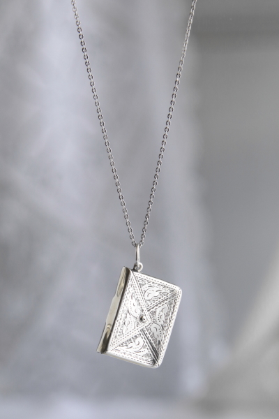 エドワーディアン　シルバースタンプケース　イギリス　アンティークストリュフ