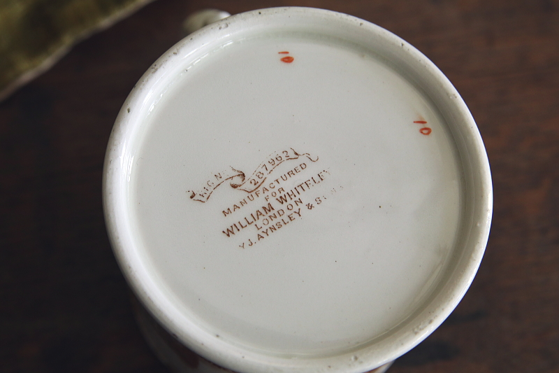 ヴィクトリア女王　ダイヤモンドジュビリーマグ　aynsley whiteleys イギリス　アンティークストリュフ