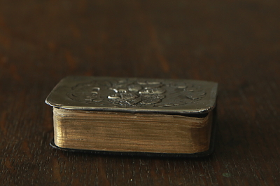 エンジェルズヘッズの銀装丁　コモンプレイヤー　聖公会　祈祷書　イギリス　アンティークストリュフ