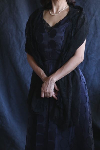 ヴィンテージシェルパールネックレス　Ciro　イギリス　アンティークストリュフ