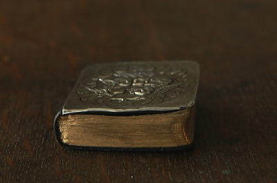 エンジェルズヘッズの銀装丁　コモンプレイヤー　聖公会　祈祷書　イギリス　アンティークストリュフ