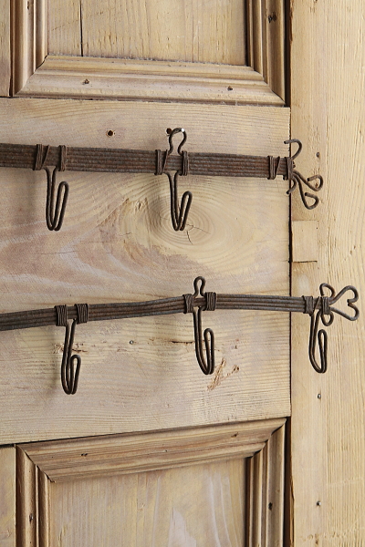 アイアンワイヤー6連フック　フランス アンティークストリュフ 20251008