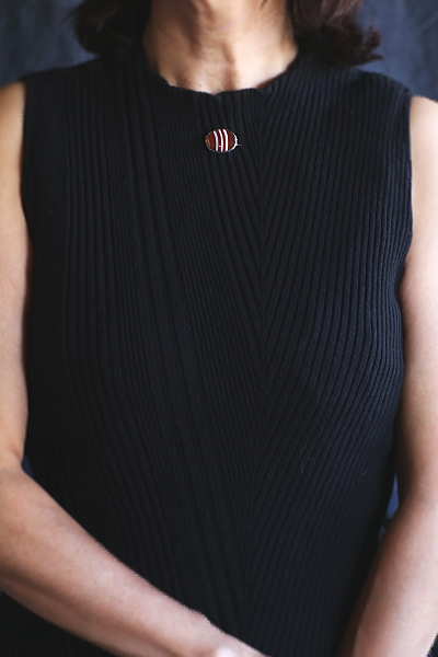 スコティッシュアゲートシルバーブローチ　スコットランド　アンティークストリュフ