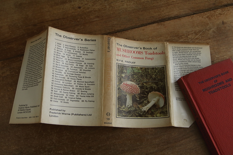 the observer's bookbirds' eggs mushroom toadstool 鳥の卵　キノコ　イギリス アンティークストリュフ