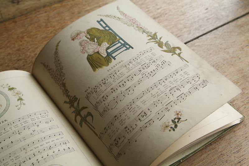 KATE GREENAWAYの童謡集　ケイト・グリーナウェイ　イギリス　古書 アンティークストリュフ