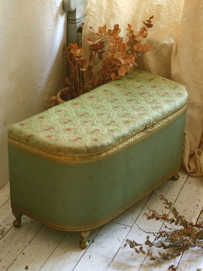 Lloyd loom type ブランケットボックス イギリス フランス Lloyd loom type ブランケットボックス イギリス フランス